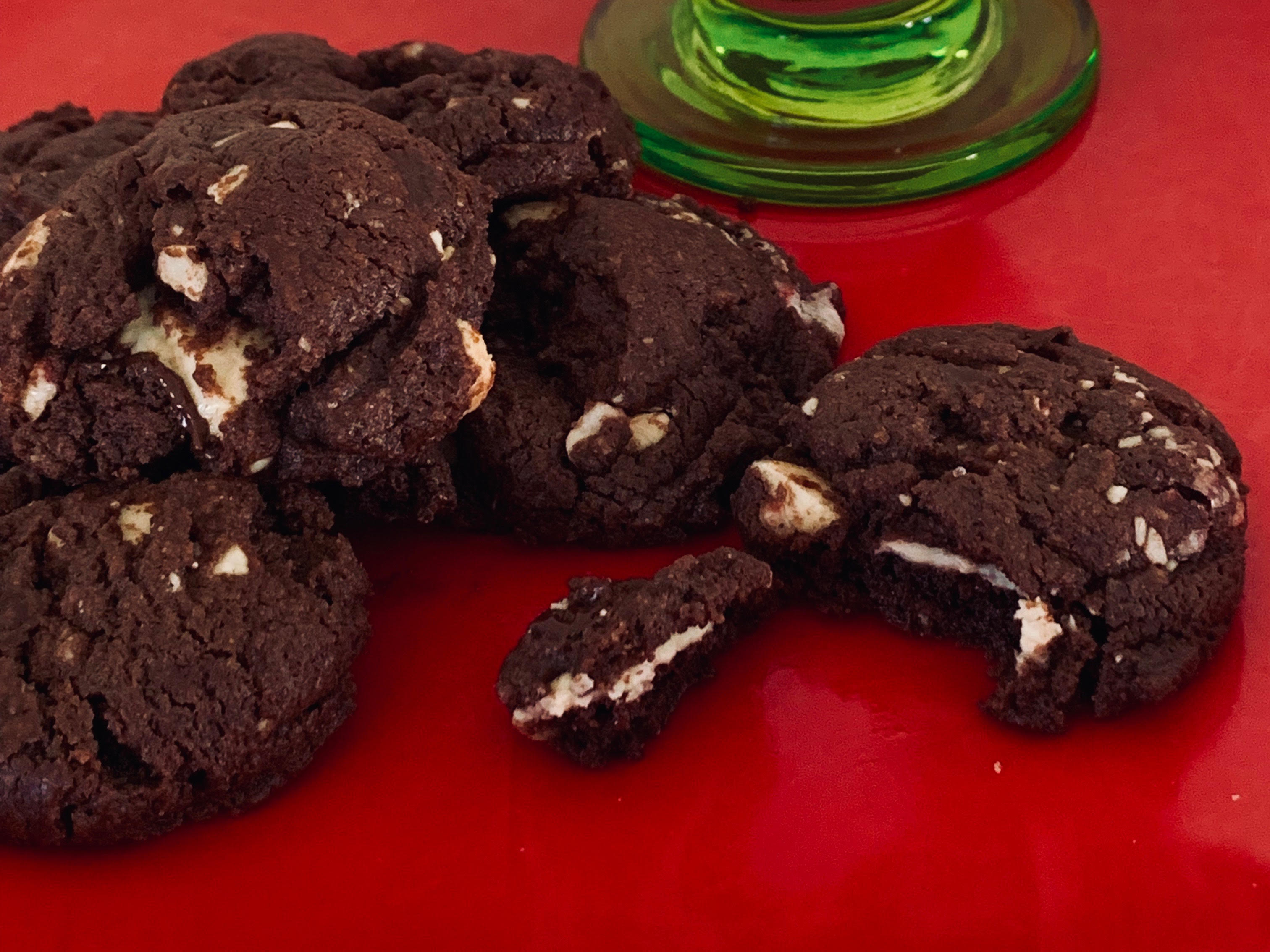 Peppermint Bark Cookies