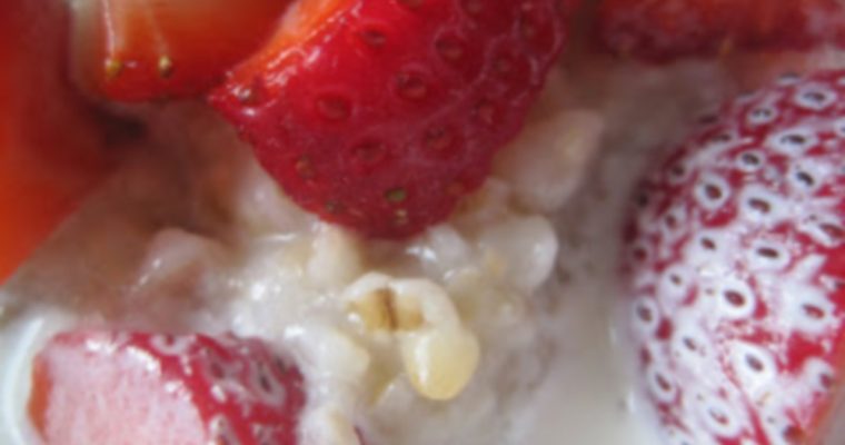 Fruit and Cream Oatmeal