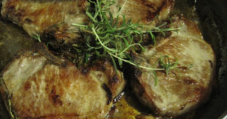 Garlic and Rosemary Pork Chops